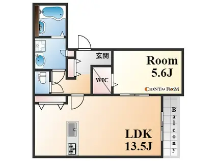 シエーナ芦屋(1LDK/1階)の間取り写真