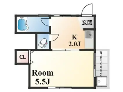 リアライズ上野(1DK/3階)の間取り写真