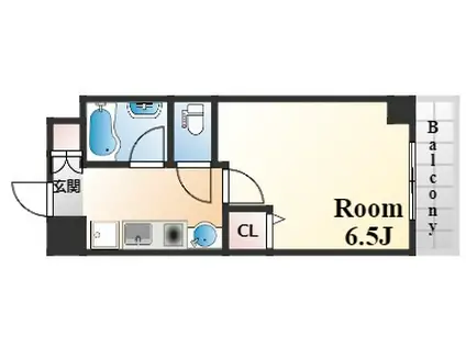 アイビスパーク(1K/5階)の間取り写真