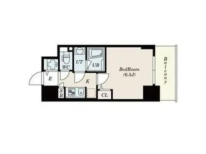 S-RESIDENCE神戸元町(1K/11階)の間取り写真