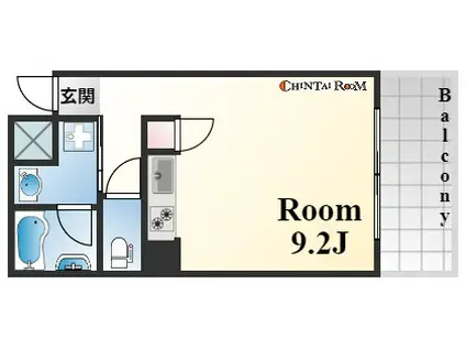 ポイントタワーマンション(ワンルーム/5階)の間取り写真