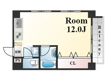 サンビルダー19ビル(ワンルーム/5階)の間取り写真