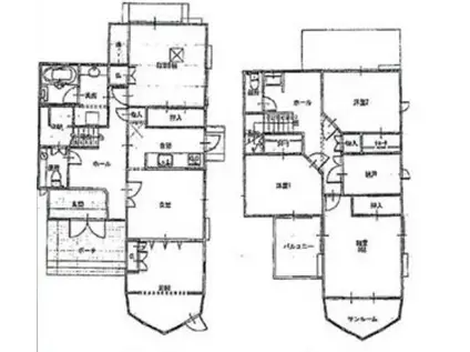 阪急電鉄神戸線 六甲駅 徒歩7分 2階建 築30年(4LDK)の間取り写真