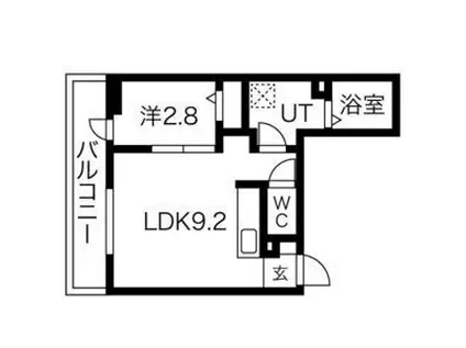 MAISON DE MARINA甲子園(1LDK/3階)の間取り写真