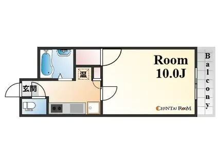 リーガーデン(1K/6階)の間取り写真