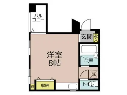 GL本町(ワンルーム/2階)の間取り写真