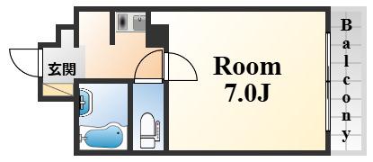 SYOWA EXCEL VIEW KOBE(1K/3階)の間取り写真