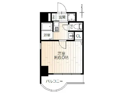 エステム三宮山手センティール(1K/7階)の間取り写真