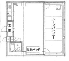 ポイントタワーマンション(ワンルーム/10階)の間取り写真
