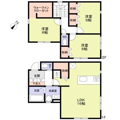 阪急電鉄神戸線 岡本駅(兵庫) 徒歩14分 2階建 新築(3LDK)の間取り写真
