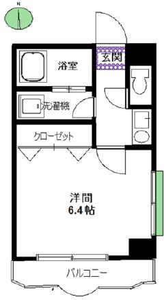 エスポワール三宮(1K/7階)の間取り写真