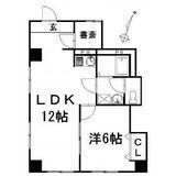 松丘ハイツ(1LDK/1階)の間取り写真