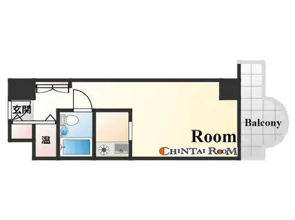 元町アーバンライフ(ワンルーム/1階)の間取り写真