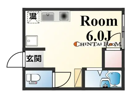 アコルデパルク中山手(ワンルーム/1階)の間取り写真