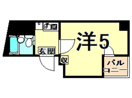 灘ステーションパーク(1K/4階)の間取り写真