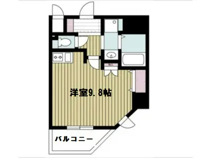 S-RESIDENCE HOMMACHIMARKS(ワンルーム/9階)の間取り写真