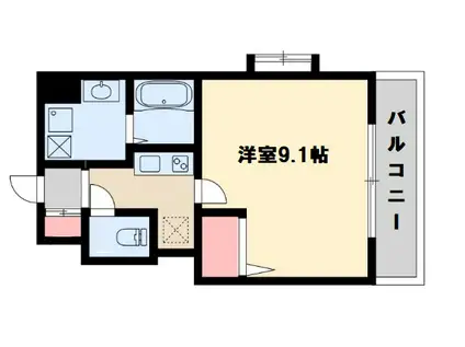 アドバンス新大阪CITYLIFE(1K/7階)の間取り写真