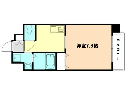 アール大阪リュクス(1K/9階)の間取り写真