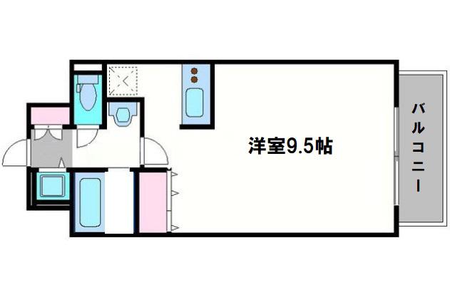エスライズ桜ノ宮(ワンルーム/10階)の間取り写真