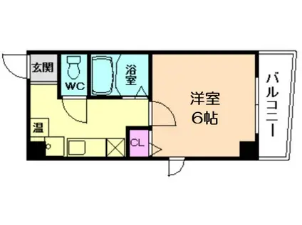 プレミアム新福島(1K/11階)の間取り写真