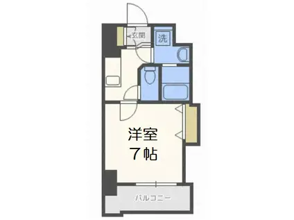 ミラージュパレス南堀江(1K/5階)の間取り写真