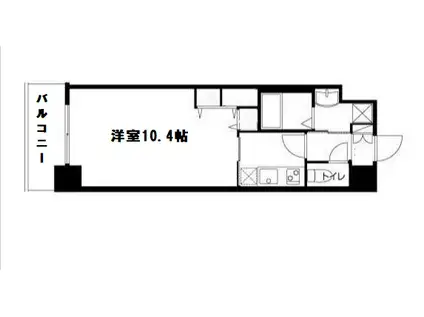 アーバネックス梅田東(1K/8階)の間取り写真