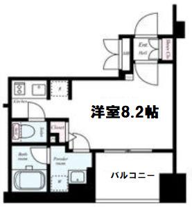 エスライズ西本町(ワンルーム/10階)の間取り写真