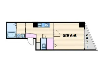 もざいく(1K/5階)の間取り写真