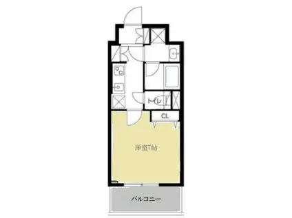 アーバネックス梅田西(1K/3階)の間取り写真