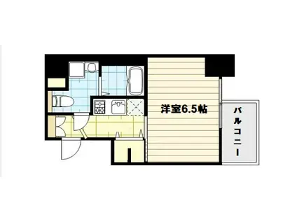 エスライズ御堂筋本町(1K/9階)の間取り写真