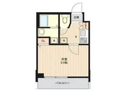 プレサンス難波イーストモダニティ(ワンルーム/10階)の間取り写真