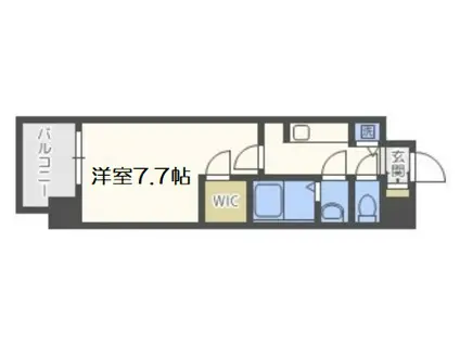 サムティ福島ノース(1K/5階)の間取り写真