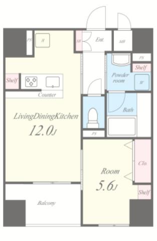 MBC RESIDENCE(1LDK/3階)の間取り写真