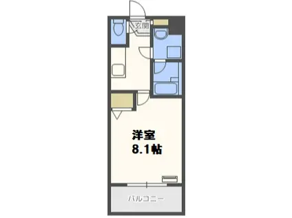 レオンコンフォート難波サウスゲート(1K/9階)の間取り写真