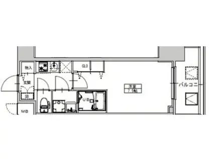 S-RESIDENCE天満GRACIS(1K/5階)の間取り写真