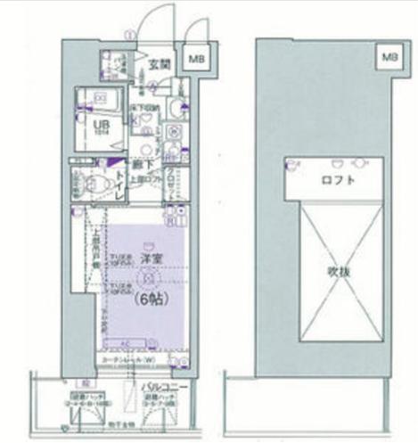 エステムコート新大阪Ⅲステーションプラザ(1K/10階)の間取り写真