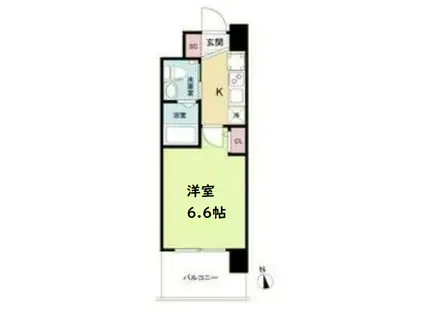 セレニテ福島プリエ(1K/9階)の間取り写真