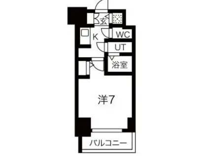 サムティ難波VIVO(1K/11階)の間取り写真