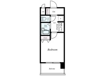 ラナップスクエア野田(1K/3階)の間取り写真
