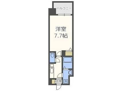 ALZA立売堀(1K/6階)の間取り写真