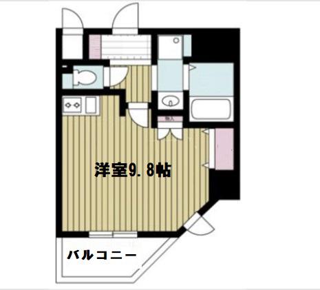 S-RESIDENCE HOMMACHIMARKS(ワンルーム/5階)の間取り写真