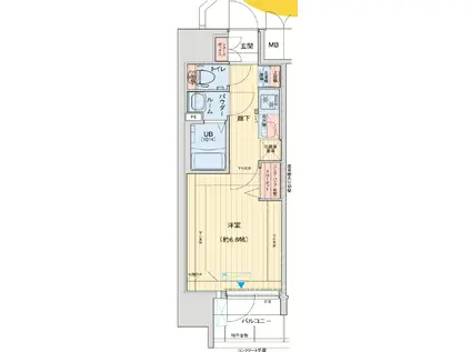 アドバンス大阪ヴェンティ(1K/3階)の間取り写真