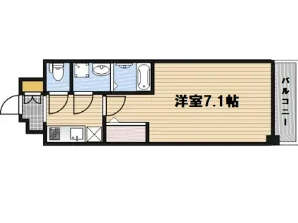オーキッドレジデンス新大阪(1K/5階)の間取り写真
