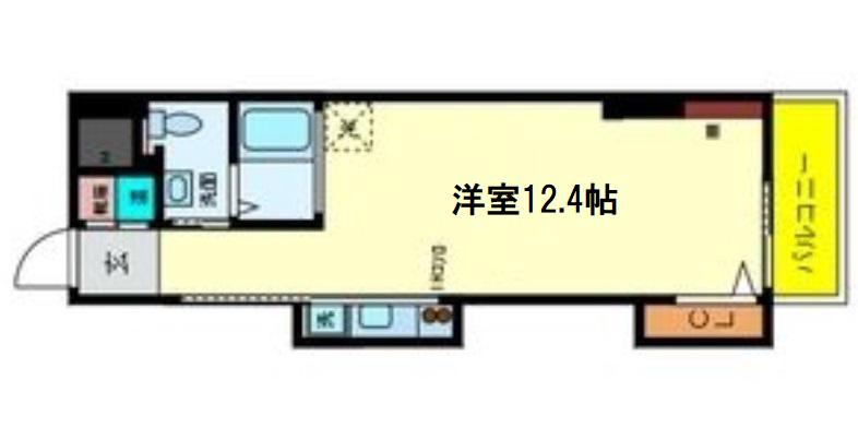 COZY(ワンルーム/5階)の間取り写真
