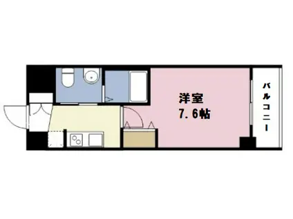 エスリード森ノ宮駅前(1K/11階)の間取り写真