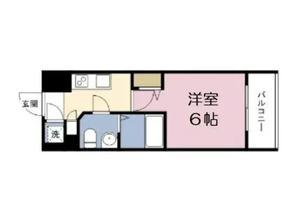 エスリード大阪NAGAHORI GATE(1K/8階)の間取り写真