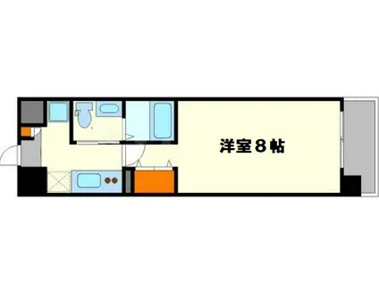 ウインズコート新大阪(1K/8階)の間取り写真