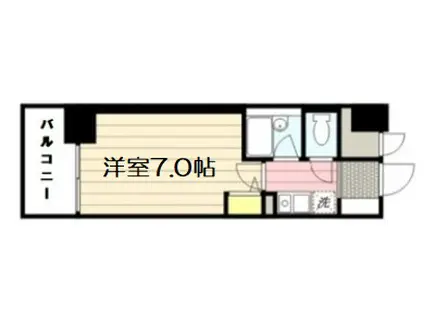 エスリード本町(1K/6階)の間取り写真