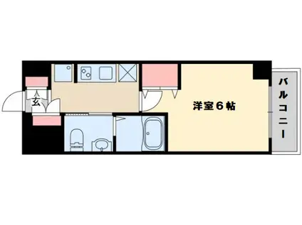 エステムコート新大阪Ⅷレヴォリス(1K/5階)の間取り写真