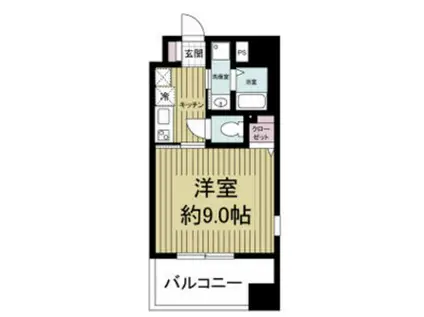 WILL DO 新大阪(1K/3階)の間取り写真